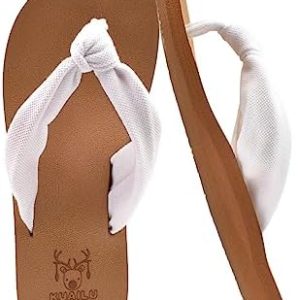 KUAILU Women’s Yoga Foam Flip Flops with Arch Support Thong Sandals Non-Slip