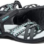 UBFEN Womens Hiking Sandal Sport Sandal Straps With Adjustable Hooks Arch Support Beach Vacation Casual Camping