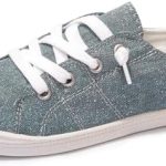 Women’s Slip On Canvas Sneaker Low Top Casual Walking Shoes Classic Comfort Flat Fashion Sneakers
