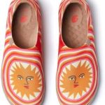 UIN Women’s Men’s Loafers Painted Travel Shoes Slip On Casual Comfort Lightweight Fashion Sneaker Sun Rays