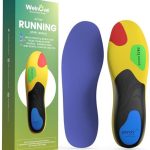 Athletic Shoe Insoles for Women Men – Welnove Sport Comfort Insoles Plantar Fasciitis High Arch Support Inserts,Orthotics Shoe Insert for Flat Feet,Metatarsalgia Over-Pronation Heel Pain Relief,XL