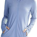 Libin Women’s Sun Shirts UPF 50+ Sun Protection Hoodie Jackets Full Zip Long Sleeve Hiking Sun Shirts with Pockets