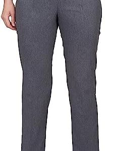Alfred Dunner Womens Womens Petite Classic Allure Fit Proportioned Pant with Elastic Comfort WaistbandCasual Pants