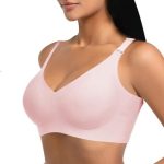 ANFITBOC Comfortable Seamless Full Coverage Bra for Women Wireless Bras with Soft Support Regular and Plus Size