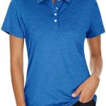 TACVASEN Women 4-Buttons Golf Shirts Dry Fit Short Sleeve Quick Dry Polo Lightweight Workout Sport Tops