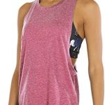 icyzone Workout Tank Tops for Women – Running Muscle Tank Sport Exercise Gym Yoga Tops Athletic Shirts