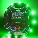 TOSY Flying Ring – 12 LEDs, Super Bright, Soft & Photoluminescent Rim, Auto Light Up, Safe, Waterproof, Lightweight frisbee, Cool Fun Birthday, Camping & Outdoor/Indoor Gift Toy for Boys/Girls/Kids