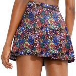 Jhsnjnr Women’s Pleated Tennis Skirts with Pockets Shorts High Waisted Workout Golf Skorts
