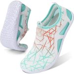 JIASUQI Women Men Water Shoes Quick Dry Barefoot Aqua Socks Lightweight Pool Beach Shoes for Swimming Surfing Yoga