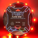 TOSY Flying Ring – 12 LEDs, Super Bright, Soft & Photoluminescent Rim, Auto Light Up, Safe, Waterproof, Lightweight frisbee, Cool Fun Birthday, Camping & Outdoor/Indoor Gift Toy for Boys/Girls/Kids