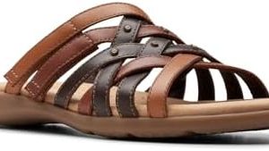 Clarks womens Elizabelle Rio Flat Sandal
