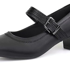 Ortho+rest Women Bunions Orthopedic Dress Shoes Mary Janes Shoes Low Chunky Heels Work Pumps