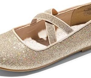 DREAM PAIRS Girls Ballerina Dress Shoes Mary Jane Flats