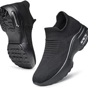 YHOON Womens Walking Shoes Slip on Athletic Running Tennis Shoes Mesh Nursing Work Fitness Shoes