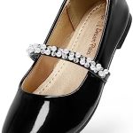 DREAM PAIRS Girls Mary Jane Dress Shoes Ballerina Flats for Wedding, Party (Toddler/Little Kid/Big Kid)